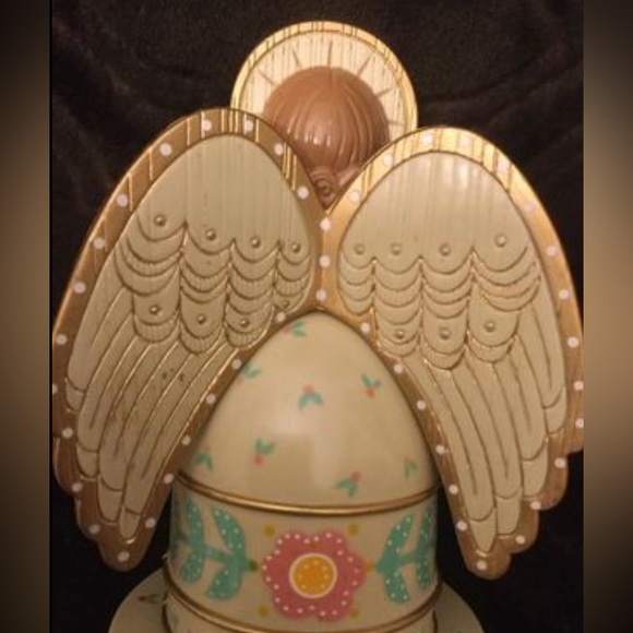 Vintage Angel Music BoxMade in Hong Kong Plays-“Silent Night”Christmas Holiday - Picture 12 of 14